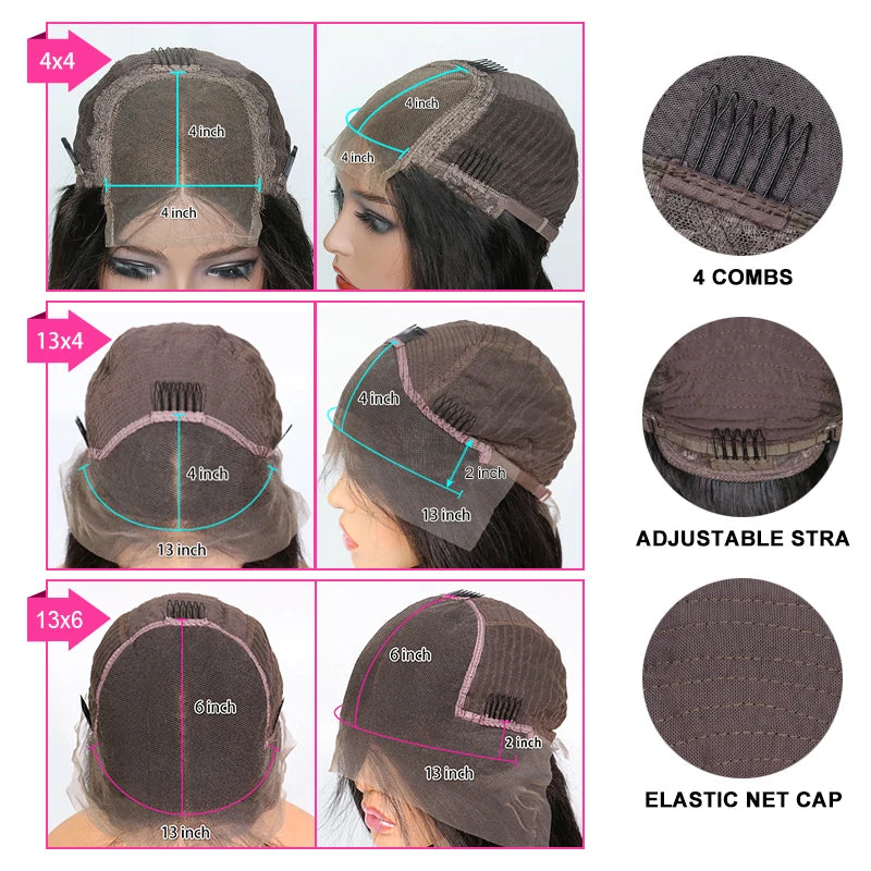 Perruque Afro Kinky Curly 4C Edges | 13x6 HD Lace Frontal | Wear & Go | 4x4 HD Closure | Pré-Pluçuée | Femme