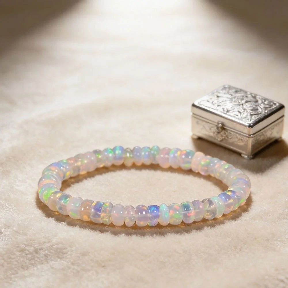 1 Piece Pack Beaded Bracelet, Fresh Dreamy Style, Suitable for Daily Layering / Healing Accessory / Birthday Gift