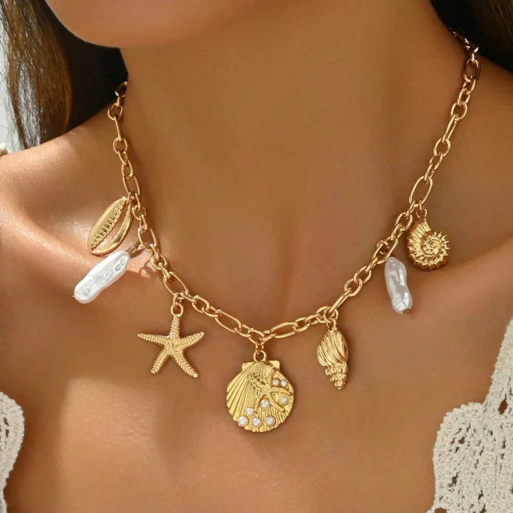 Collier Perles Bohème Multicouche Fait Main | Tassel Coloré Pendentif | Bijou Femme Accessoire