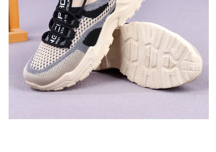 Sneakers Chunky Femme 2025 | Mesh Respirant Semelle Souple | Running & Sport Casual Printemps-Automne
