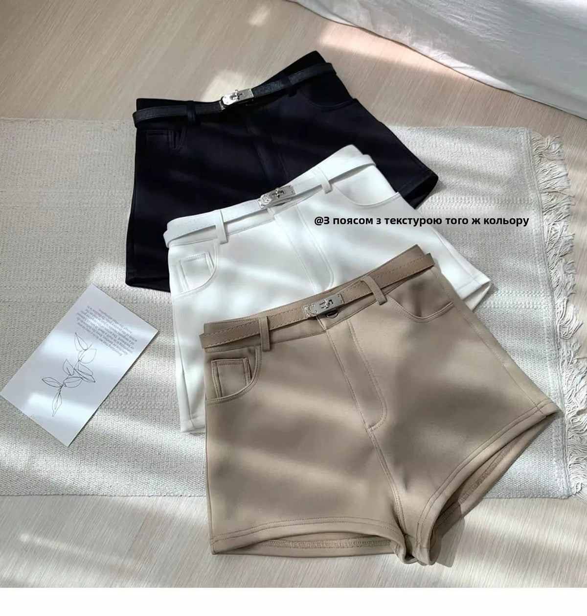 High Waist A-Line Wide Leg Pants Women's Casual Shorts Spring 2025 Korean Style Retro Elegant Outerwear Hot Pants