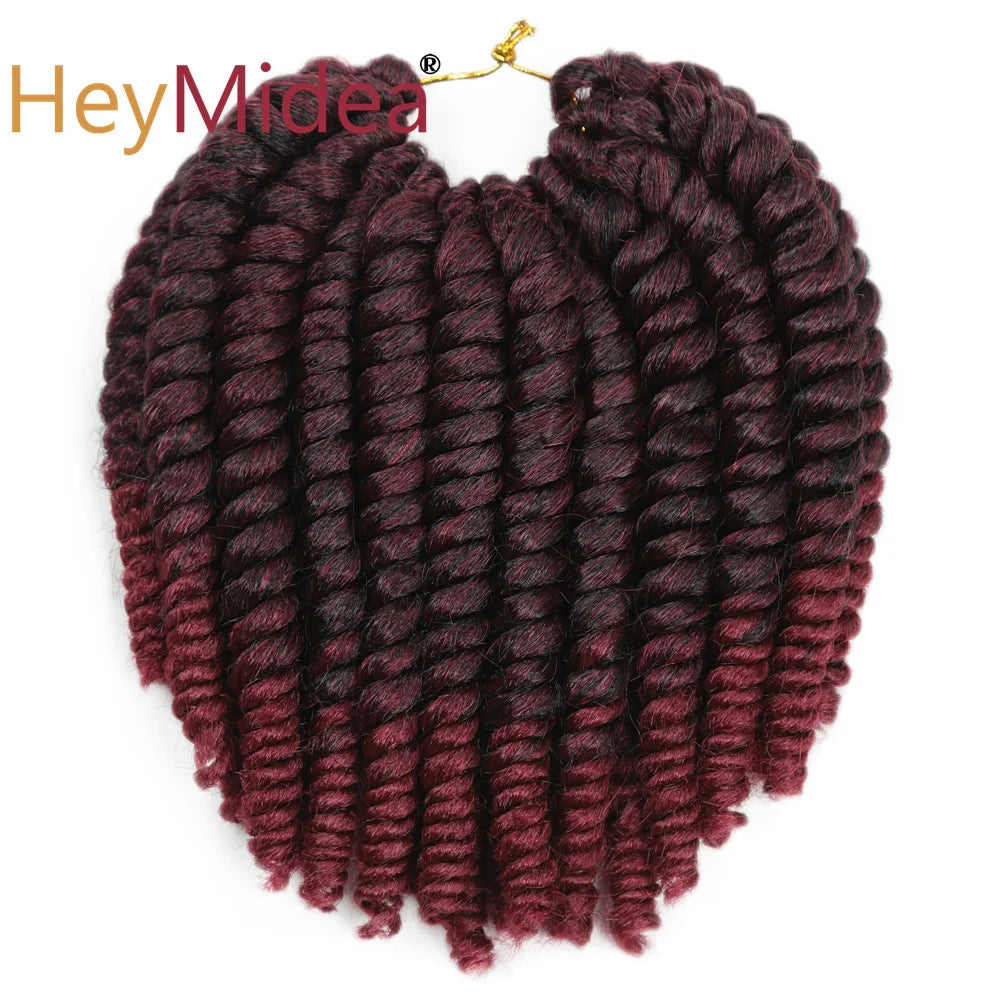 Tresses Crochet Havana Twist | 8 Pouces | Synthétique | Ombre Senegalese Twist | Femme