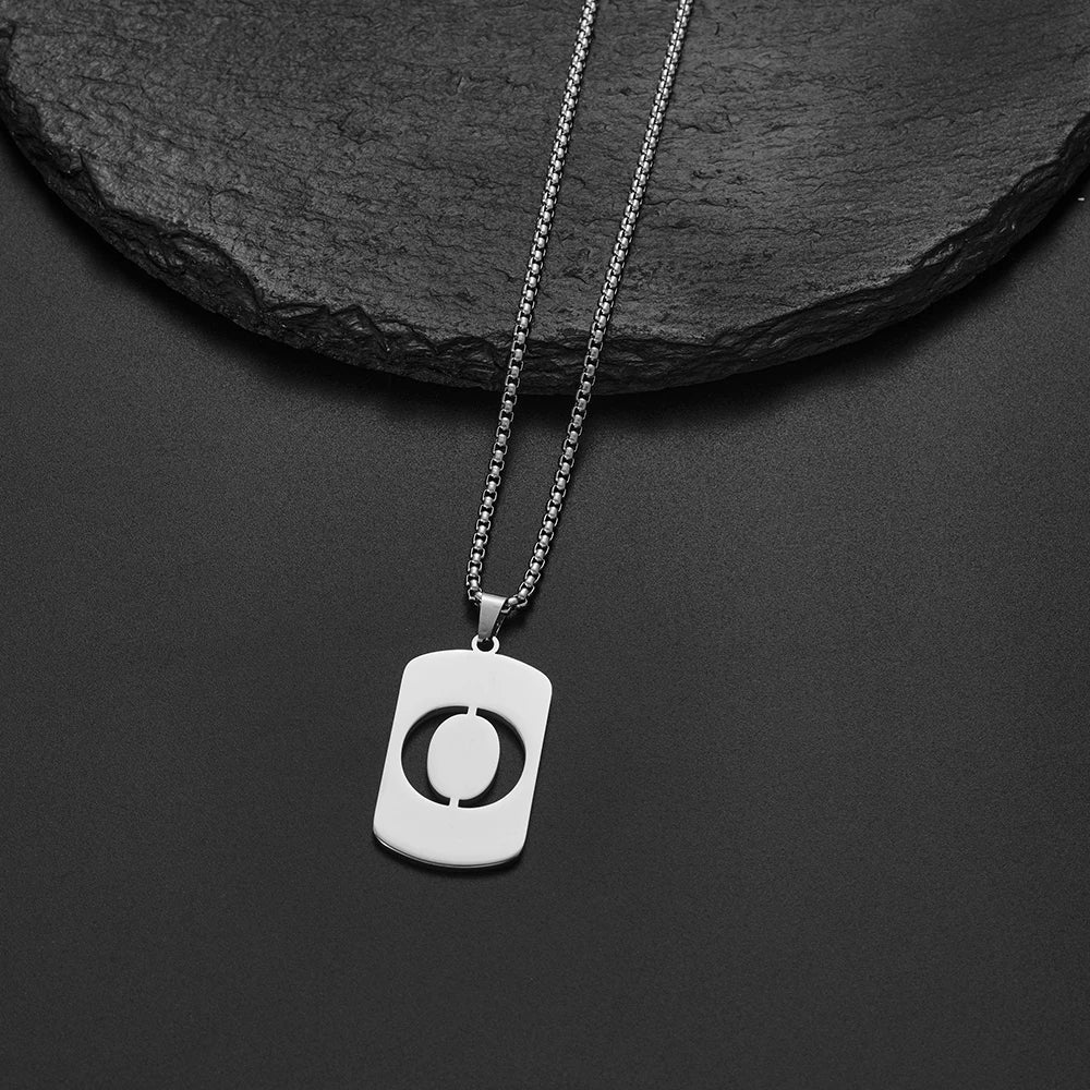Collier Pendentif Initiale A-Z Délicat | Acier Inoxydable | Bijou Homme & Femme 2024 | Cadeau