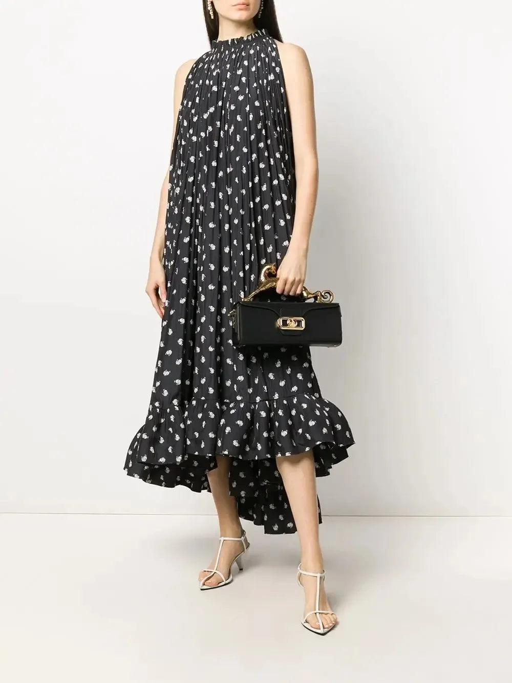 Sac à Main Femme Luxe | Poignée Métal Designer | Bandoulière | Forme Rectangle Élégante
