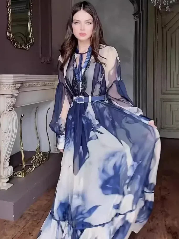 Dresses For Women Dashiki Summer Autumn Maxi Dress Ladies Clothing Fairy Long Dress