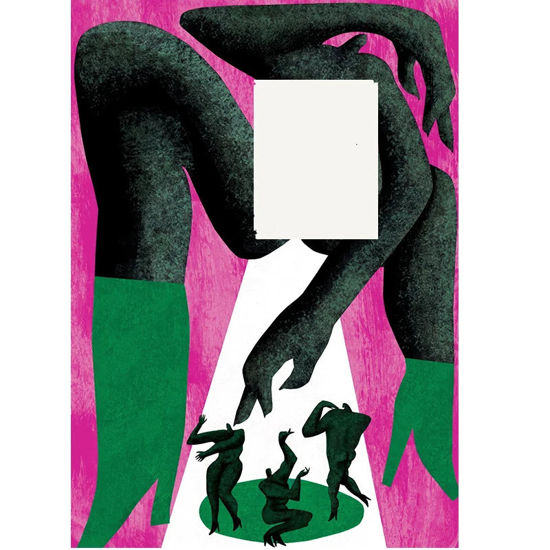 Classic Abstract Art Poster, Retro Abstract Image Printing Art Canvas Painting, Used for Home Room Wall Decoration, Frameless