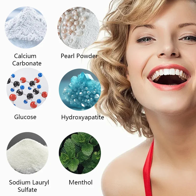 Poudre Dentaire 9D Formule Violette Brightening | Blanchit & Nettoie les Dents | Haleine Fraîche | 2-3 min/jour