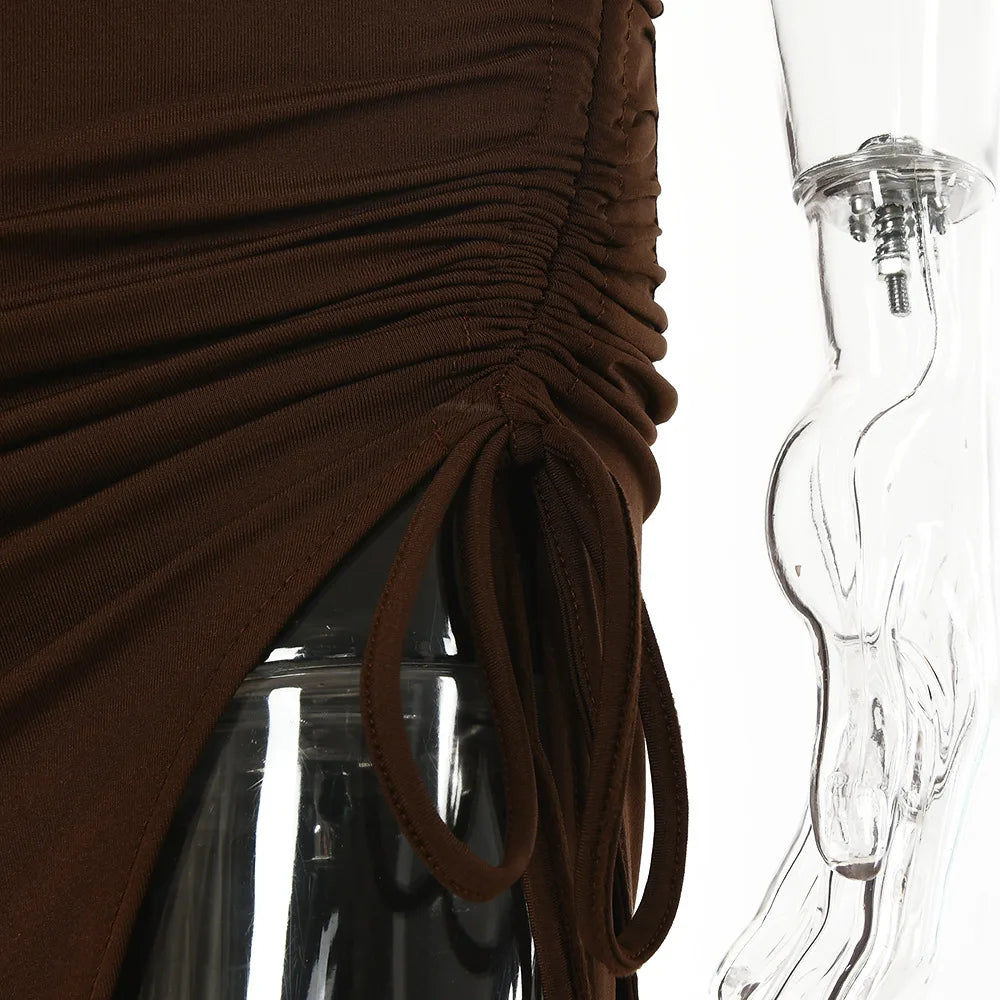 Sleeveless Sexy Female Midi Backless Dresses Slim Night Club Party Women's Dress Bodycon Elegant Dresses for Women