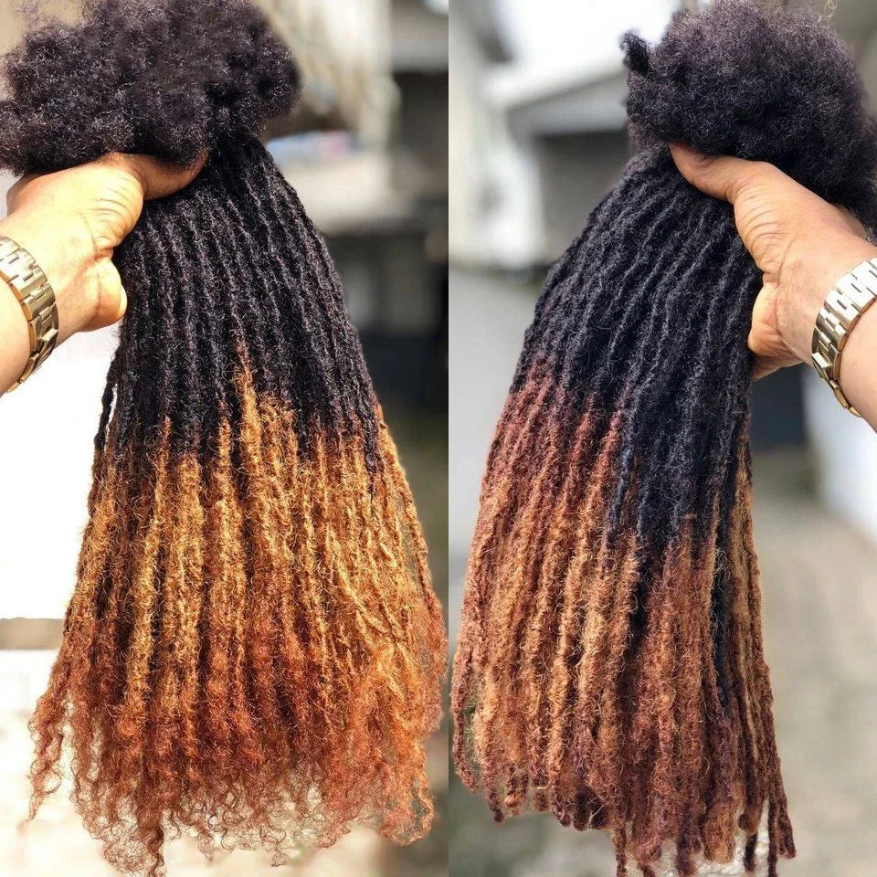 Human Hair Dreadlocks Loc Extensions Kinky Straight Wholesale Crochet Braids Remy Hair Extensions 10 20 40 60 Strands