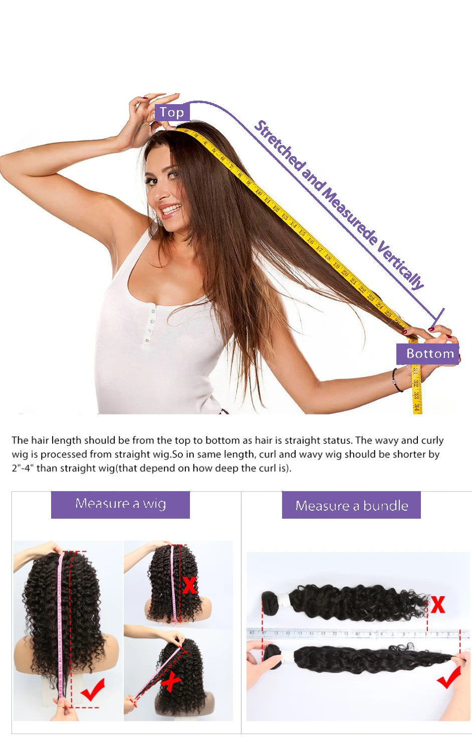Demi-Perruque Cheveux Humains 180% | Kinky Curly | Invisible Hairline | Cordon Coulissant | 3 en 1