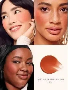 Rare Beauty Soft Pinch Matte Bouncy Cushiony Cream-to-powder Blush Airy and Lightweight Pinch Liquid Blush Natural Makeup Look