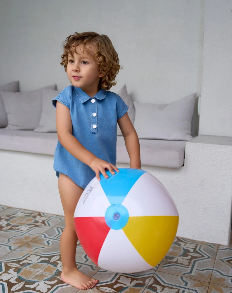 Collection Denim Bleu AS SS2026 | Tissu Bambou Haute Qualité | Tenue Famille Semaine | Fille & Garçon