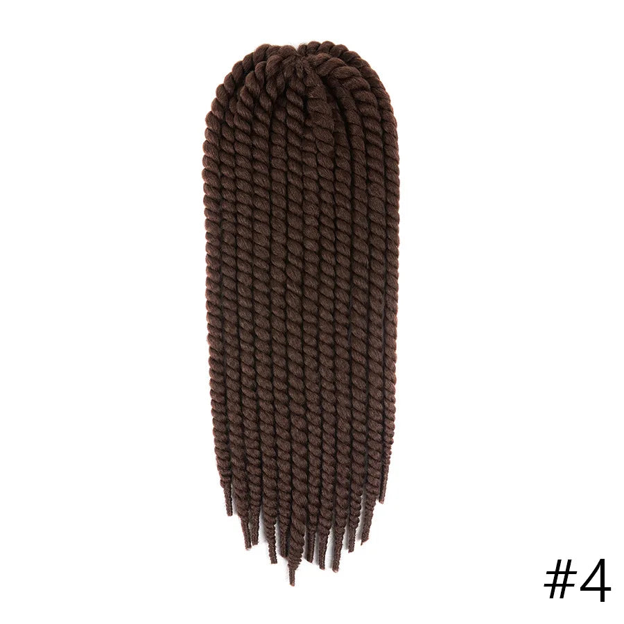 Senegalese Twist Hair Jumbo Twist Braids Crochet Braids 22 inch 120g Ombre Synthetic Crochet Hair Braiding Hair For Black Women
