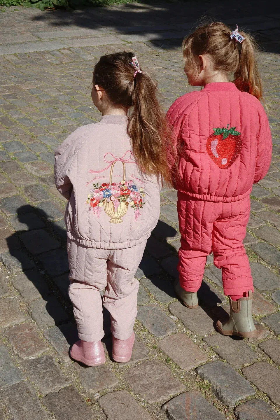Manteau Polaire Paillettes Fille | Laine d'Agneau | Broderie Garçon | Vêtement Enfant Hiver