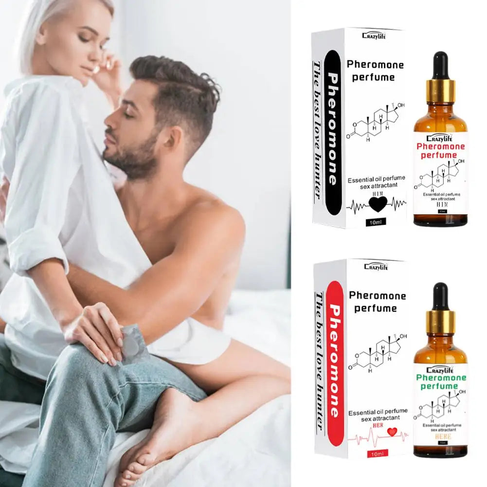 Parfum Phéromones Femme | Huile Essentielle Séduction Longue Durée | 10 ml