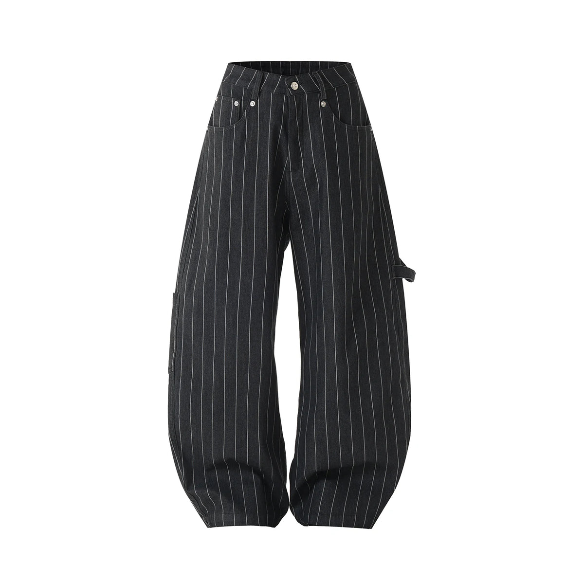 Baggy Jeans Men Women Japanese Streetwear Fashion Vintage Loose Casual Stripe Denim Cargo Machete Jeans Pants Unisex Trousers