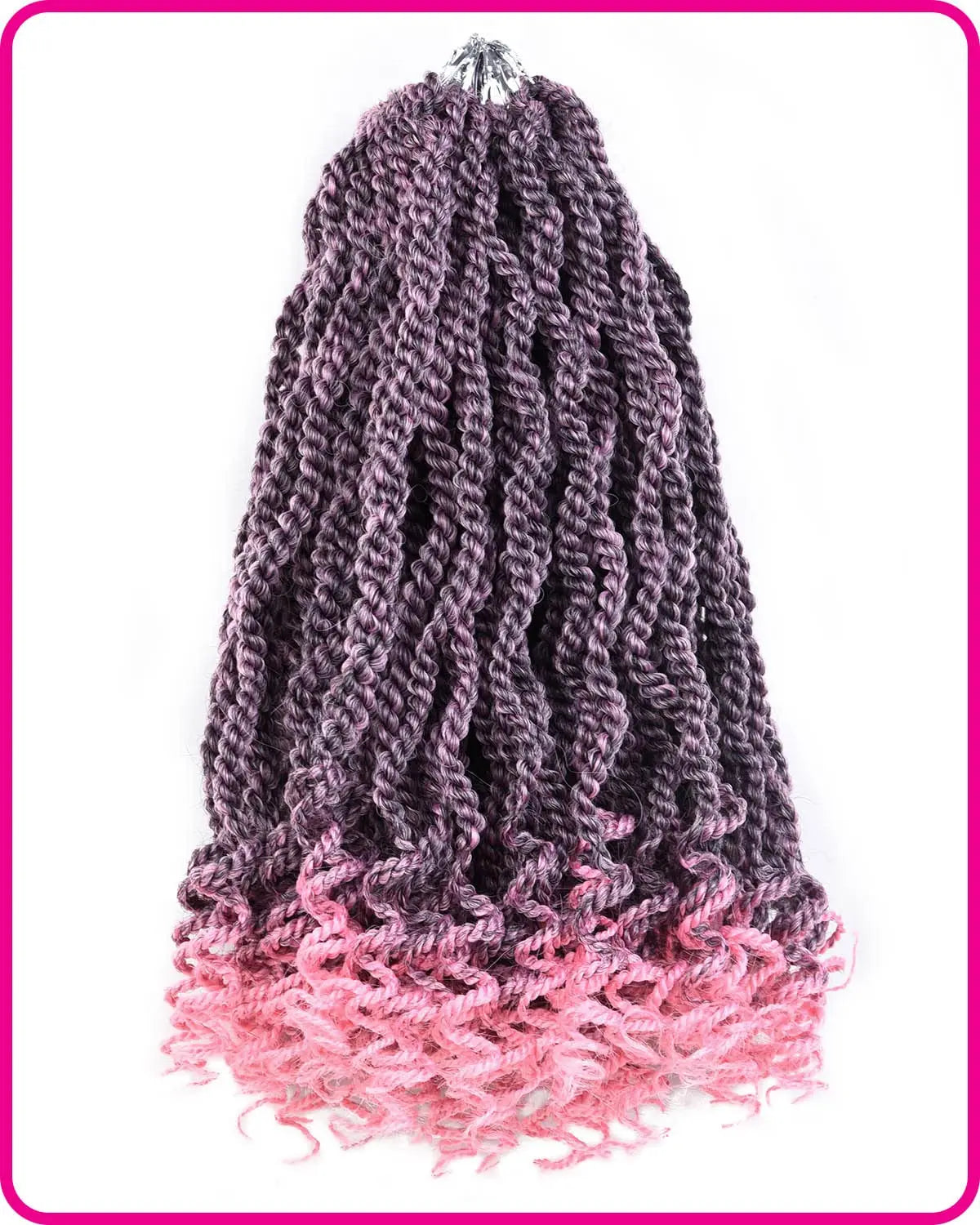 Tresses Crochet Senegalese Twist Ondulées | 12 Pouces | Synthétique | Extensions Femme