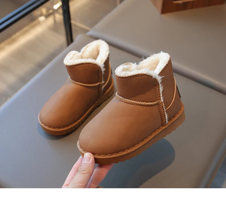 Bottes de Neige Thermiques Enfant | Peluche Épaisse | Antidérapantes | Automne Hiver 2025 Garçon Fille