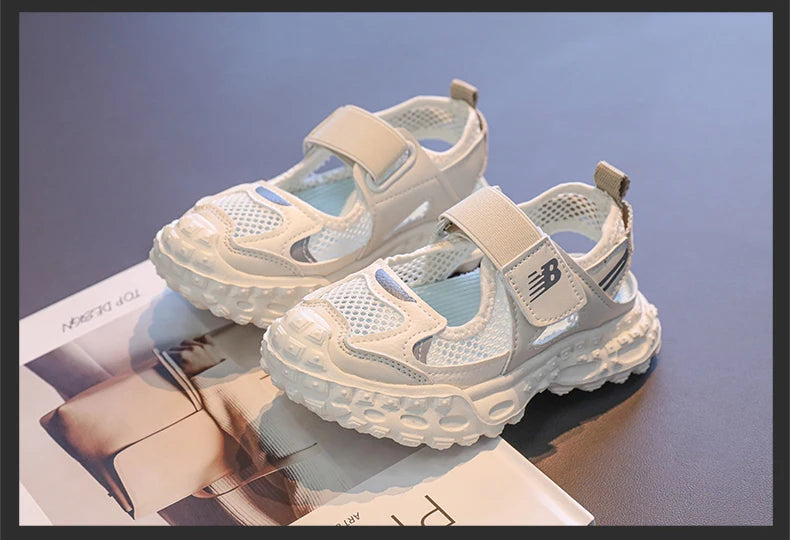 Baskets Été Mesh Chunky Enfant | Respirantes Crénelées | Plage & Casual Garçon Fille