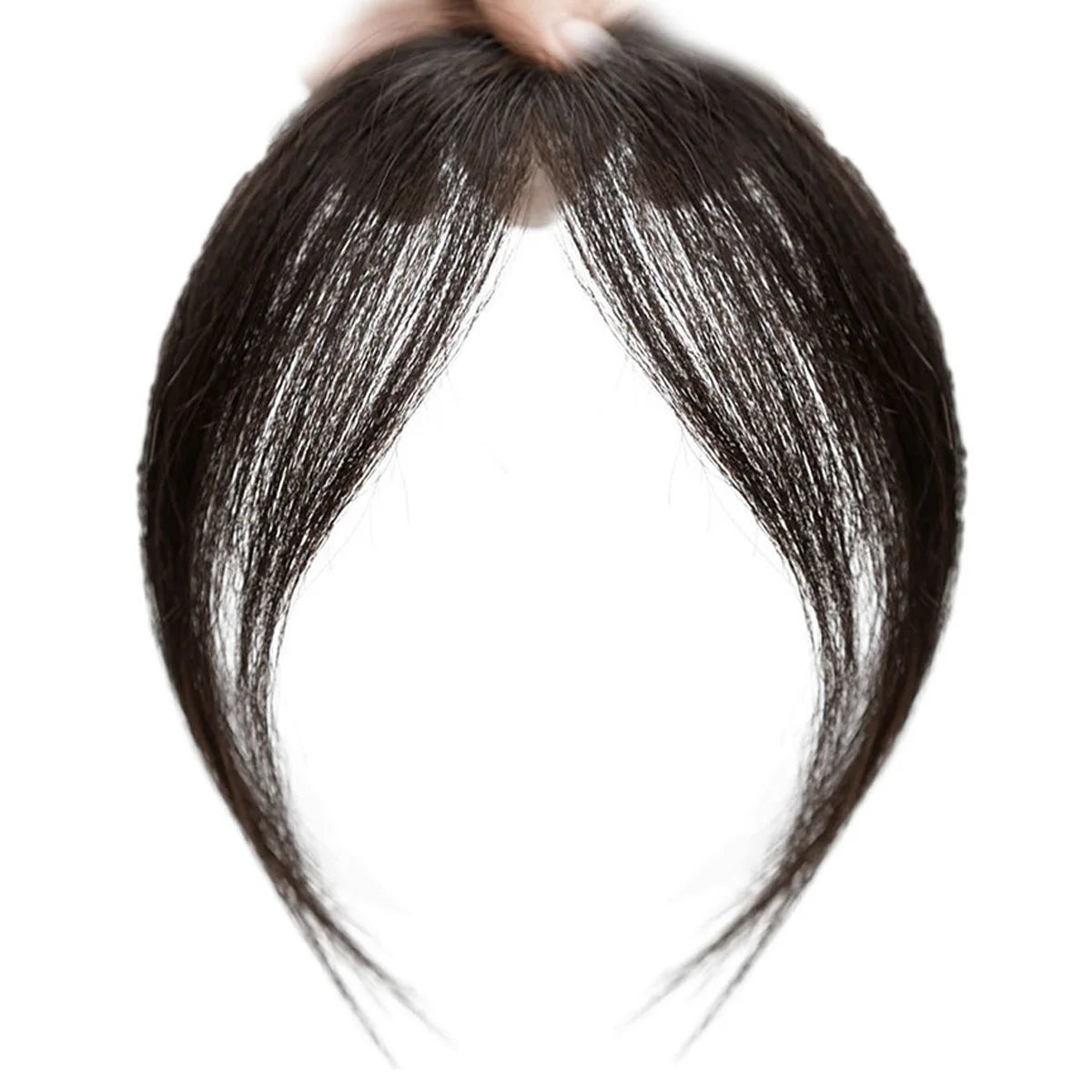 Frange Clip-In Cheveux Humains Remy | Lisse | Noire Naturelle | Légère | Mini Clip | Femme