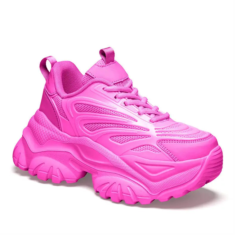 Sneakers Chunky Femme Tendance | Semelle Plateforme Respirante | Rehaussante | Printemps-Automne