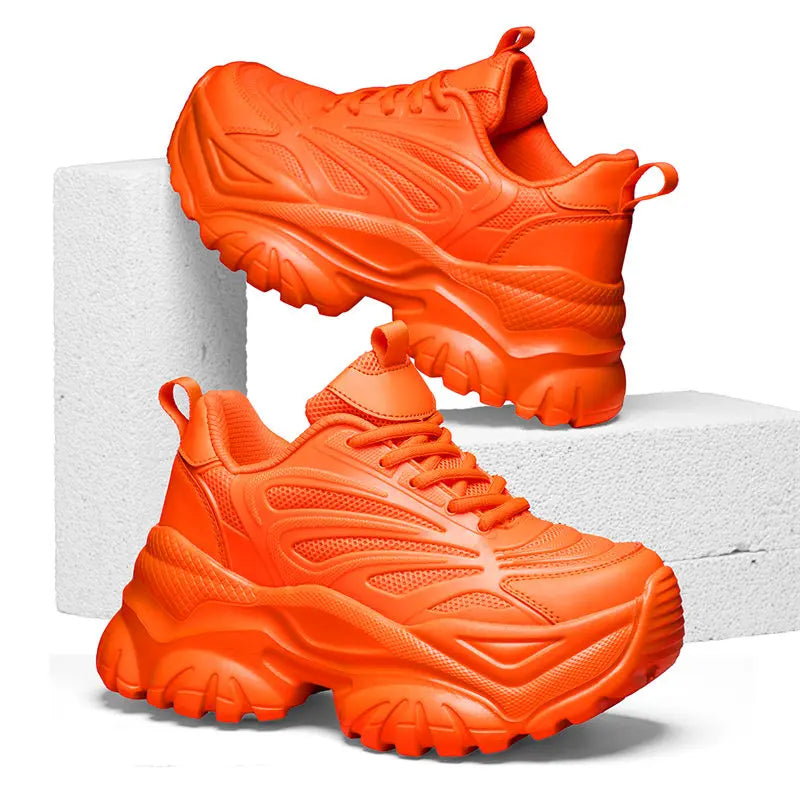Sneakers Chunky Femme Tendance | Semelle Plateforme Respirante | Rehaussante | Printemps-Automne