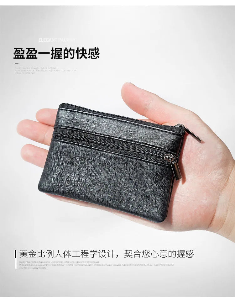 Women Men Coin Purse Men Small Bag Wallet Change Purses Zipper Money Bags Children Mini Wallets Leather Key Holder wallet