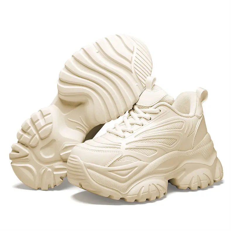 Sneakers Chunky Femme Tendance | Semelle Plateforme Respirante | Rehaussante | Printemps-Automne