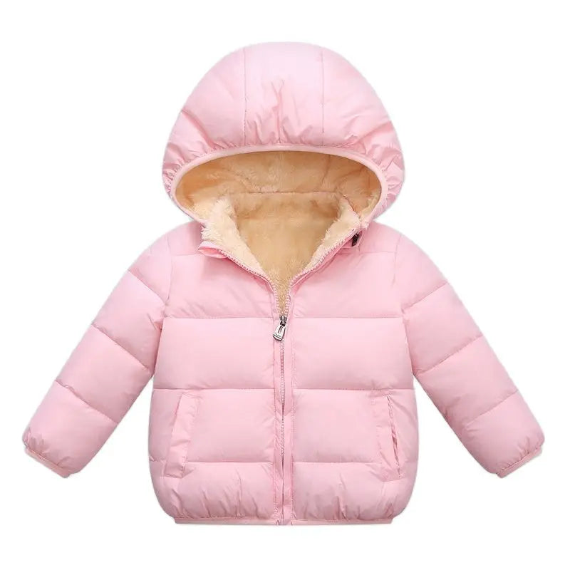 Veste d’hiver à capuche pour enfant | Polyester