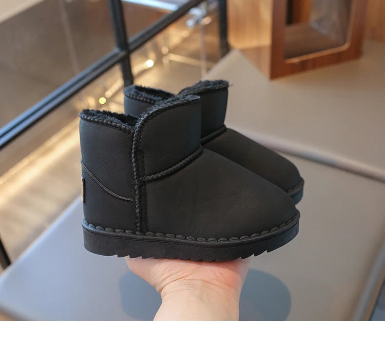 Bottes de Neige Thermiques Enfant | Peluche Épaisse | Antidérapantes | Automne Hiver 2025 Garçon Fille