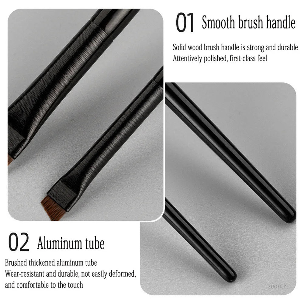 Makeup Brushes for Women Flat Fine Blade Eyebrow Contour Brush Eyeliner Brush Professional Liner Brow Cosmetic Beauty Tools