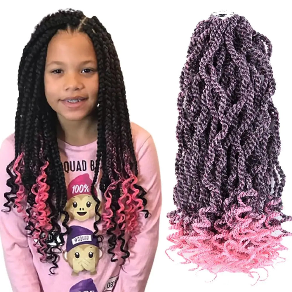 Tresses Crochet Senegalese Twist Ondulées | 12 Pouces | Synthétique | Extensions Femme