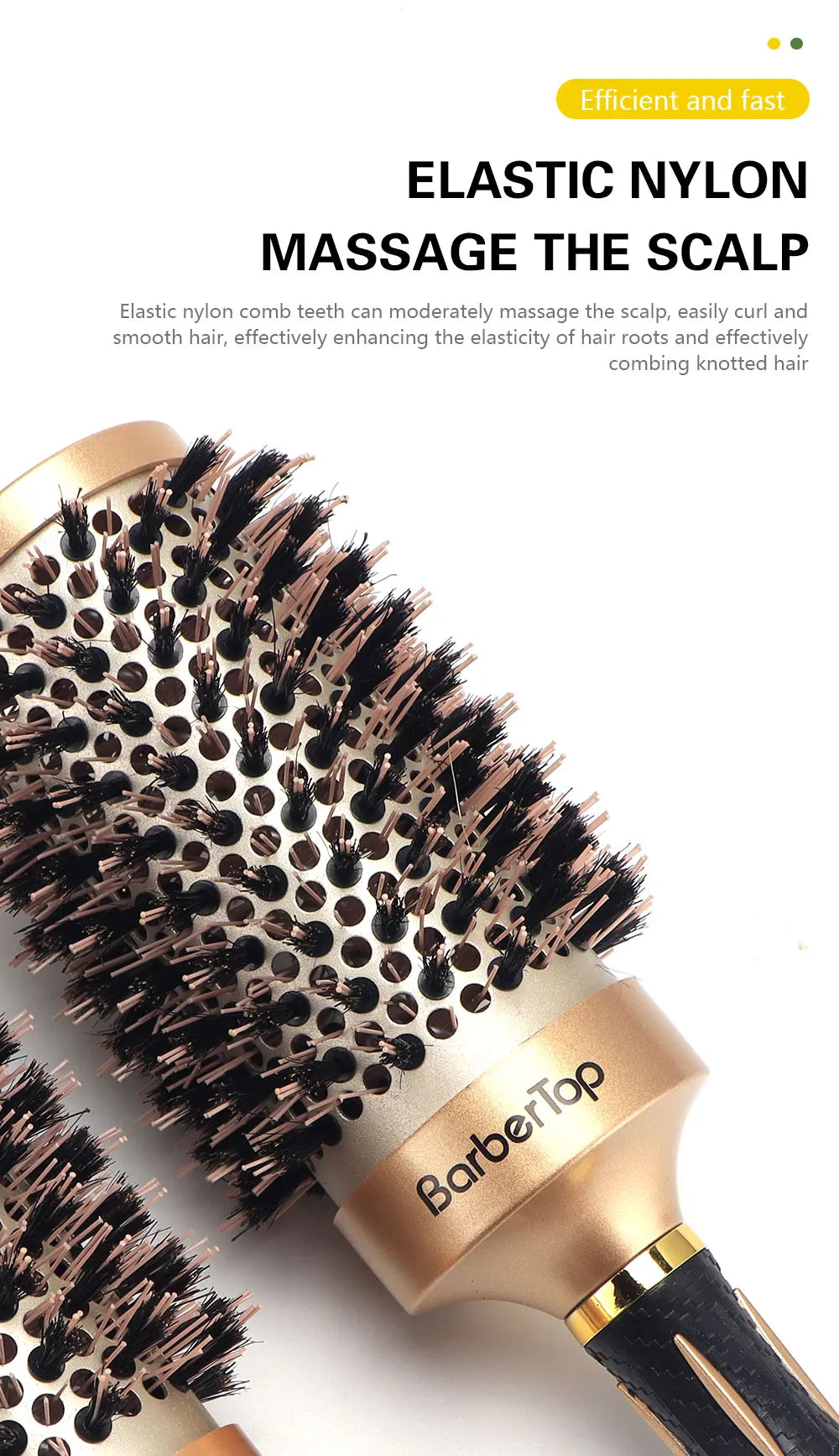 Peigne Coiffure Salon Antistatique | Coiffage Boucles | Brosse Cheveux Mouillés Bouclés | Outil Coiffure Femme