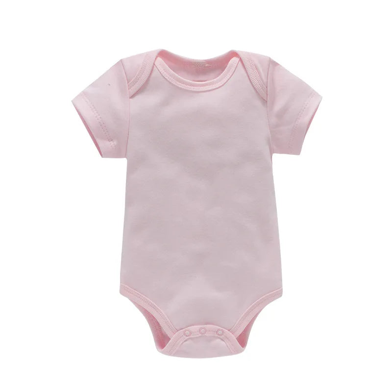 7 Colors Baby Girls Solid Onesies Bodysuits For Boys