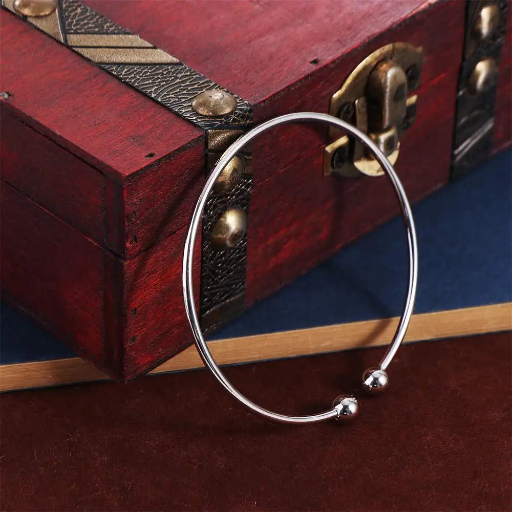 Best Quality Wholesale Silver Plated Bracelet Adjustable Bangles Fashion Jewelry Men's/Women's