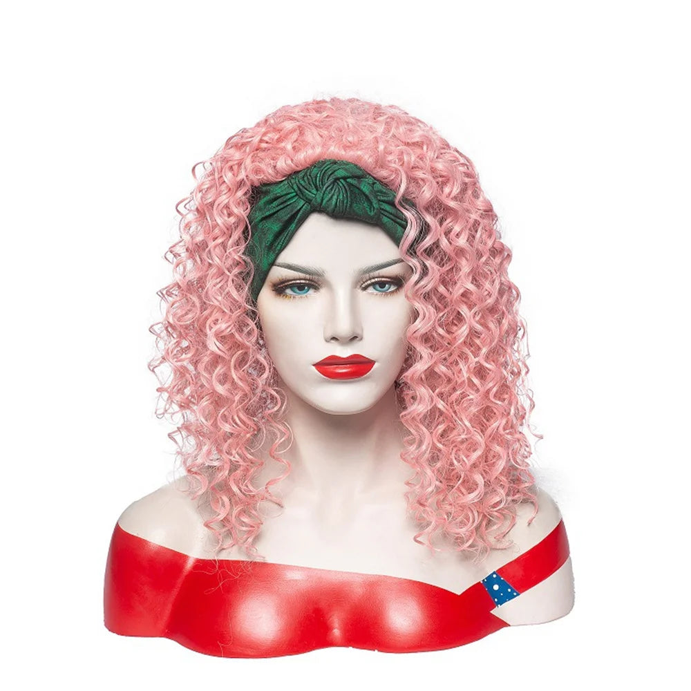 Perruque Headband Tresses Africaines Synthétique | 3 Brins | Queue de Cheval | Couvre-Cheveux | Fibre | Femme