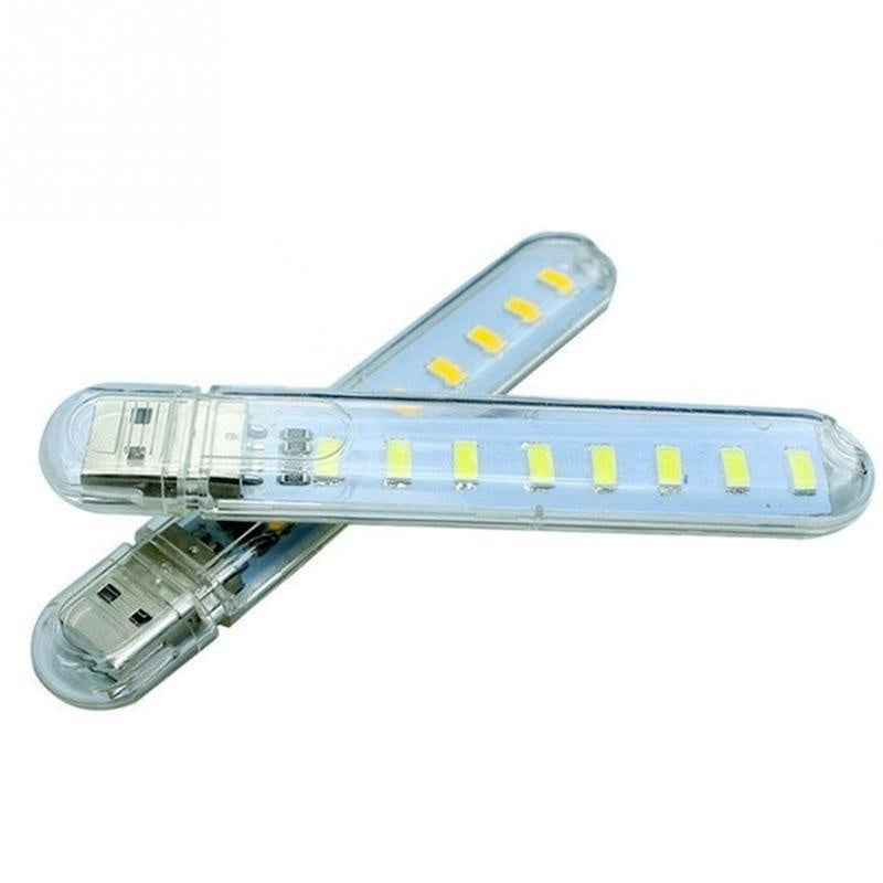 1 Pcs 8 LED Mini Portable USB Lamp DC 5V Camping USB Lighting for PC Laptop Mobile Power Bank Gadget