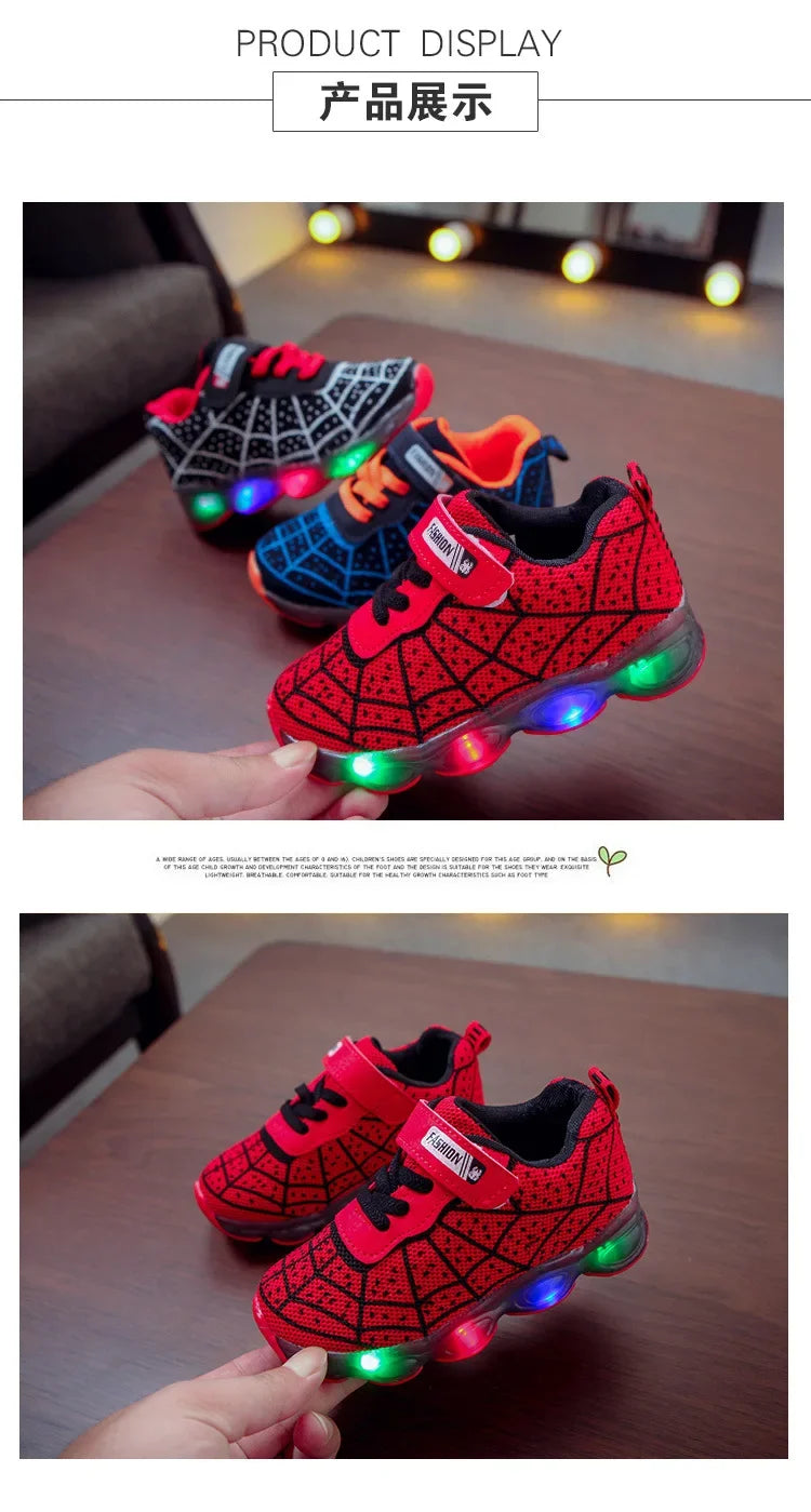 Children's Cartoon Sneakers 2026 Boys New Casual Sport Shoes Spring Summer Breathable Student Shoes Kids Casual Shoes for 1-12 Y