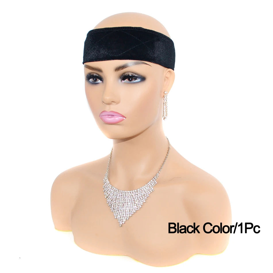 Bandeau Grip Velours Perruque | Ajustable Antidérapant | Maintien Lace Front Femme