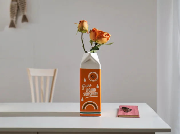 Ceramic Vases, Creative Orange Fruit Ceramic Utensils, Home Decor, Living Room Flower Planters, Hydroponic Vases, Home Ornaments