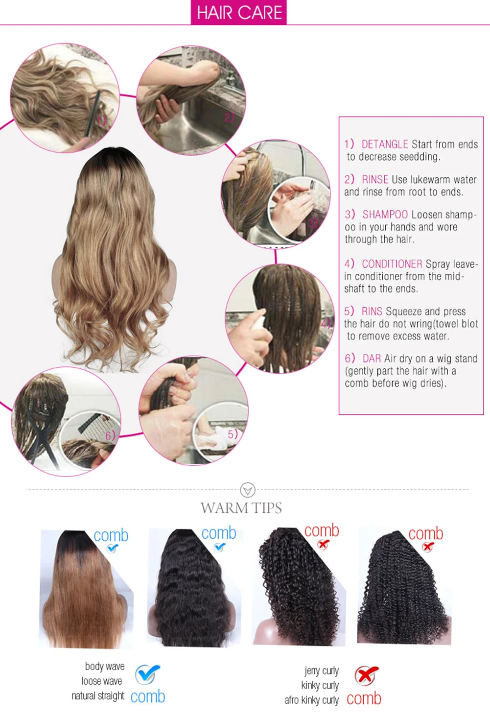 Perruque Lace Front 13x4 Lisse Synthétique | Ligne Naturelle Haute Qualité | Port Quotidien | Femme