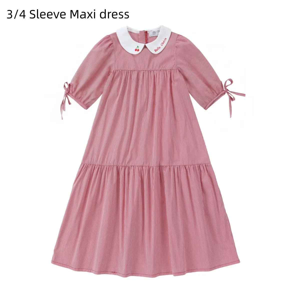 AP SS26 Friday Night Pinstripe Collection Kids Boys Girls Cotton Striped Maxi Dress Shirt Baby Set Family Matching Clothing