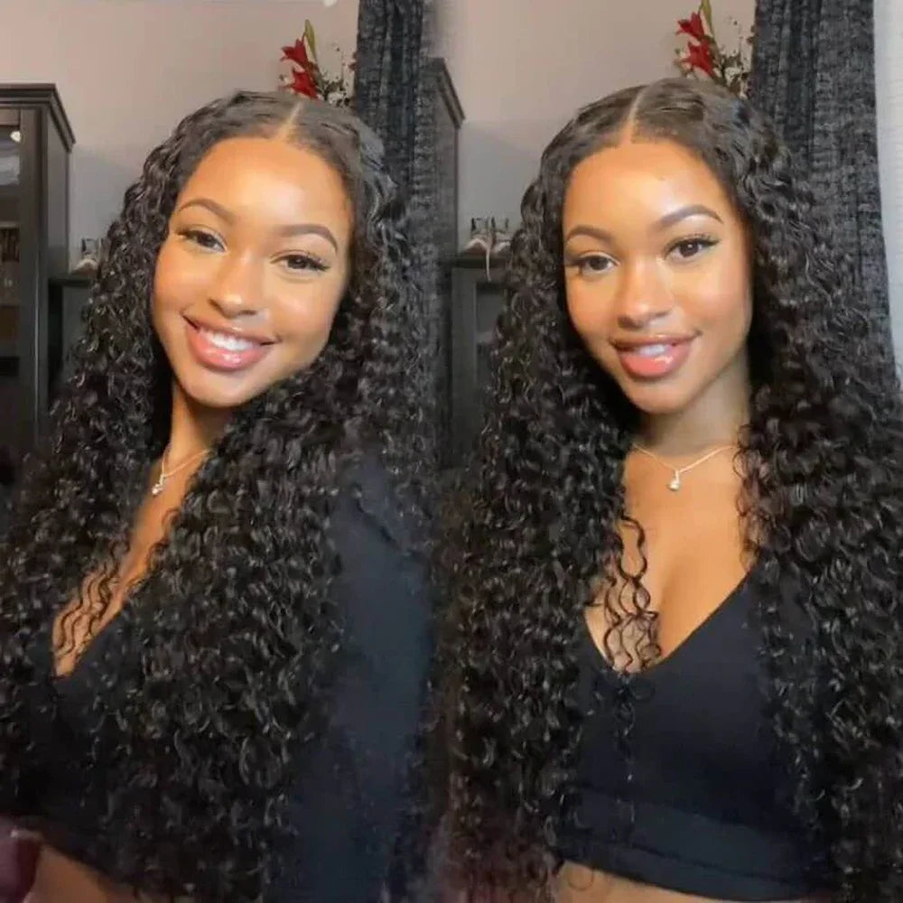 Perruque Lace Front Kinky Curly | 13x4 & 13x6 | Cheveux Humains | Frontal Lace Naturel