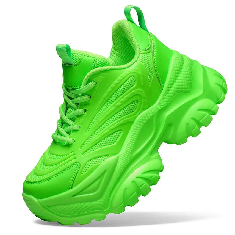 Sneakers Chunky Femme Tendance | Semelle Plateforme Respirante | Rehaussante | Printemps-Automne