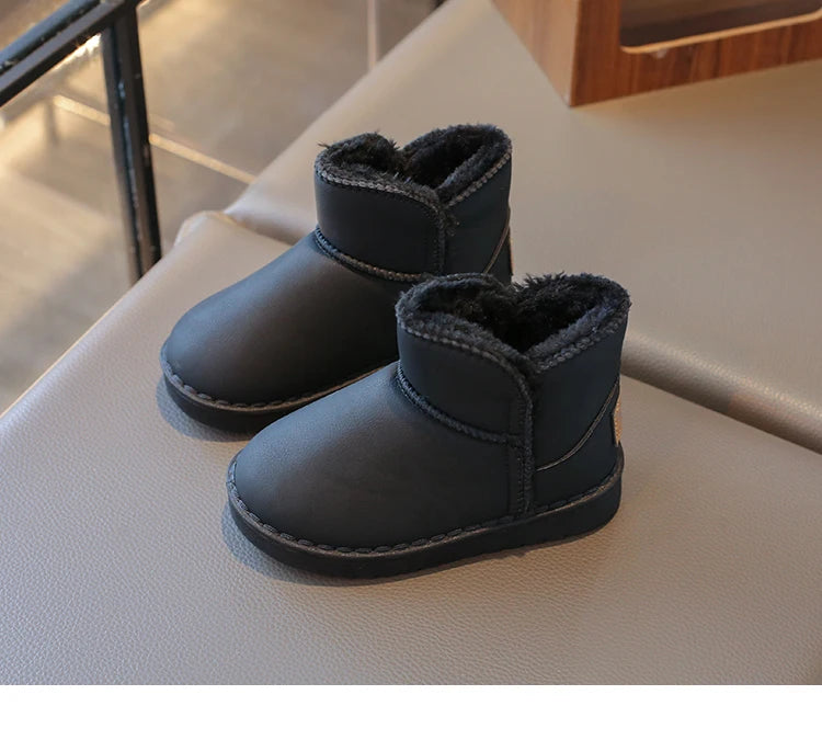 Bottes de Neige Thermiques Enfant | Peluche Épaisse | Antidérapantes | Automne Hiver 2025 Garçon Fille