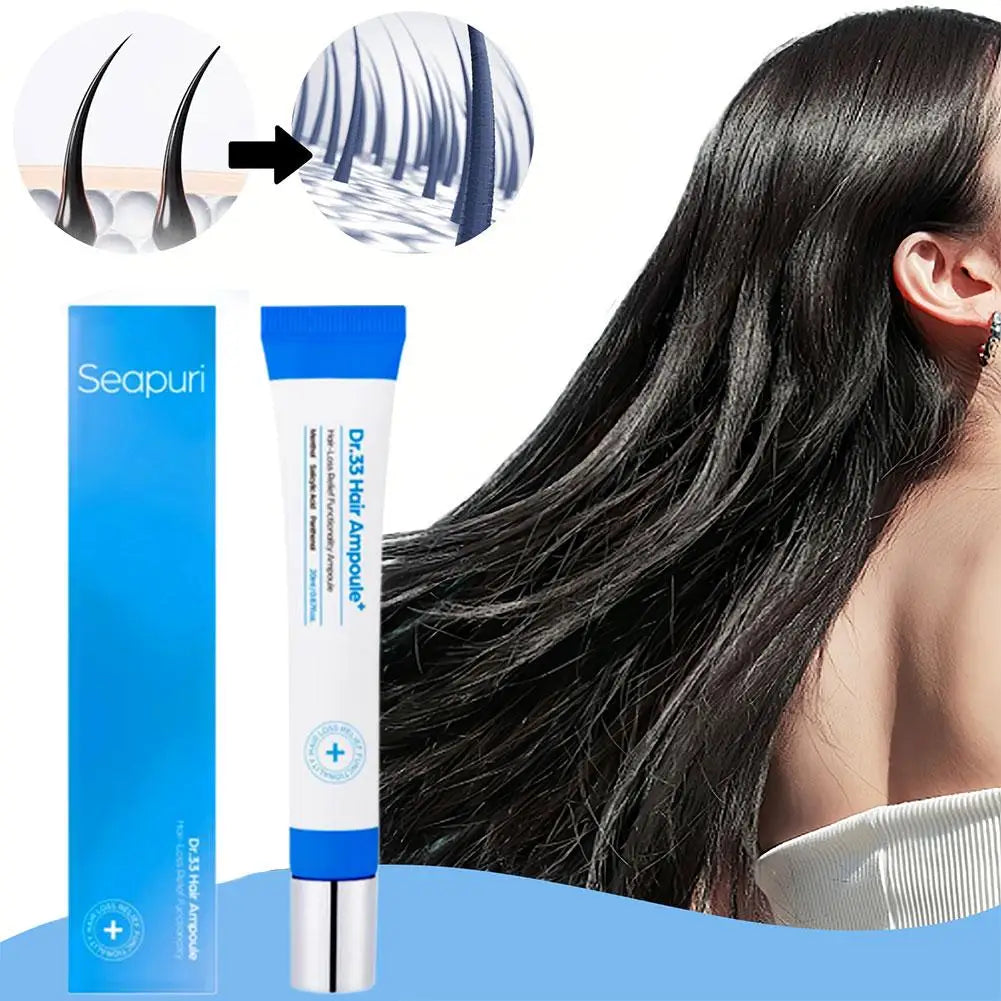 Essence Capillaire Seapuri | Nettoyage Cuir Chevelu | Stimule Croissance | Effet Frais & Revigorant