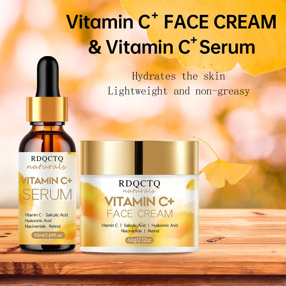 Vitamin C Cream & Serum 2-Piece Set: Optimized Title with Key Ingredients and Safe Efficacy Claims