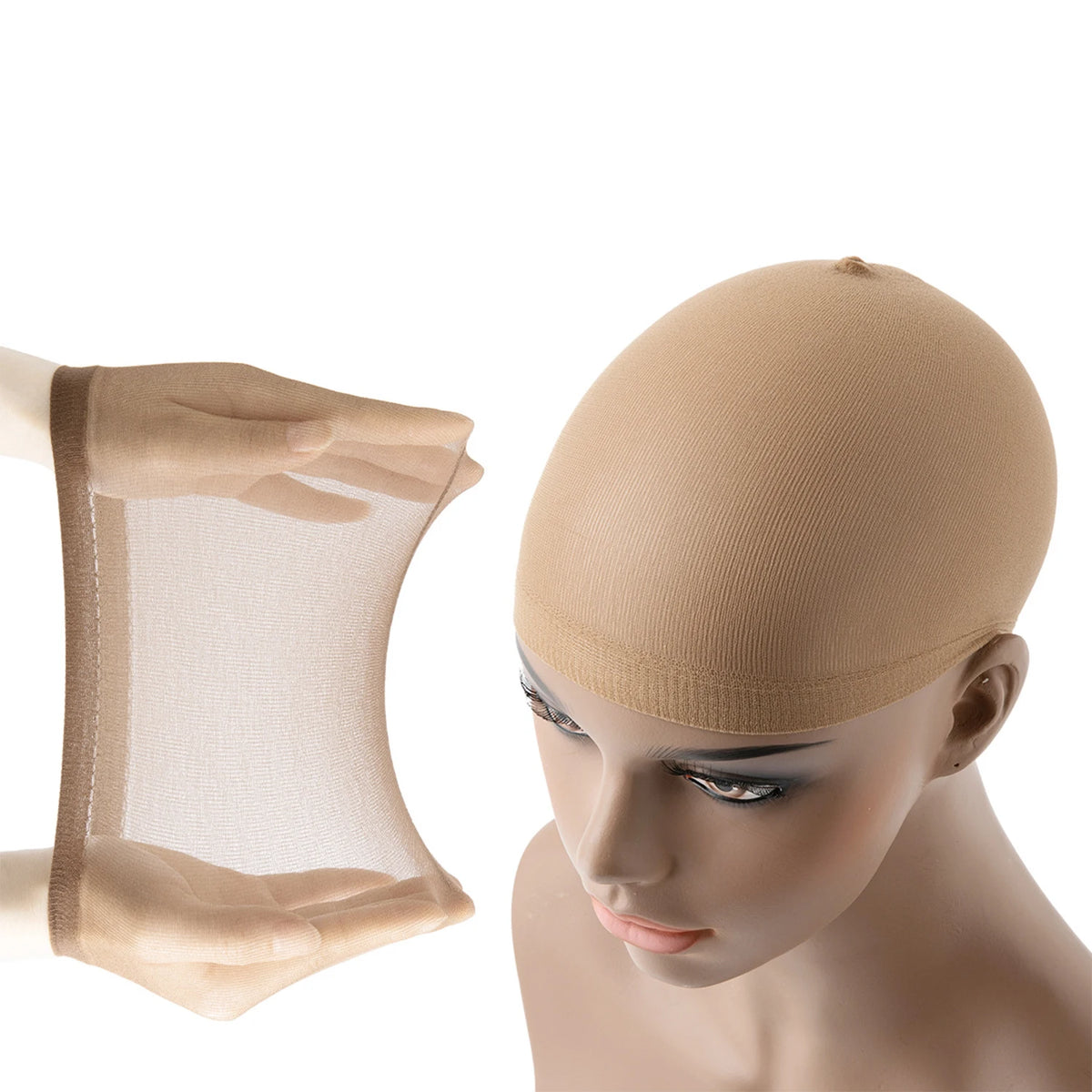 Bonnets Filet Perruque Extensibles | Lot 2 à 20 pièces | Nylon Mesh | Fabrication Perruque