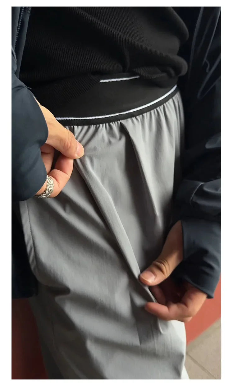 Pantalon Large Séchage Rapide Taille Haute Femme | Élastique Léger | Entraînement Casual Été