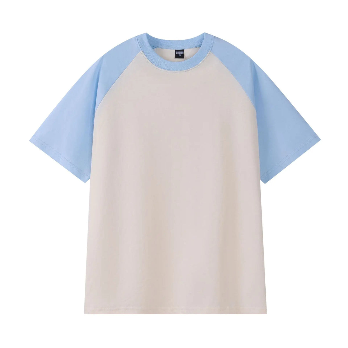 T-Shirt Homme Oversize Heavy | 240g Coton Pur | Manches Courtes | Bicolore | Casual Loose